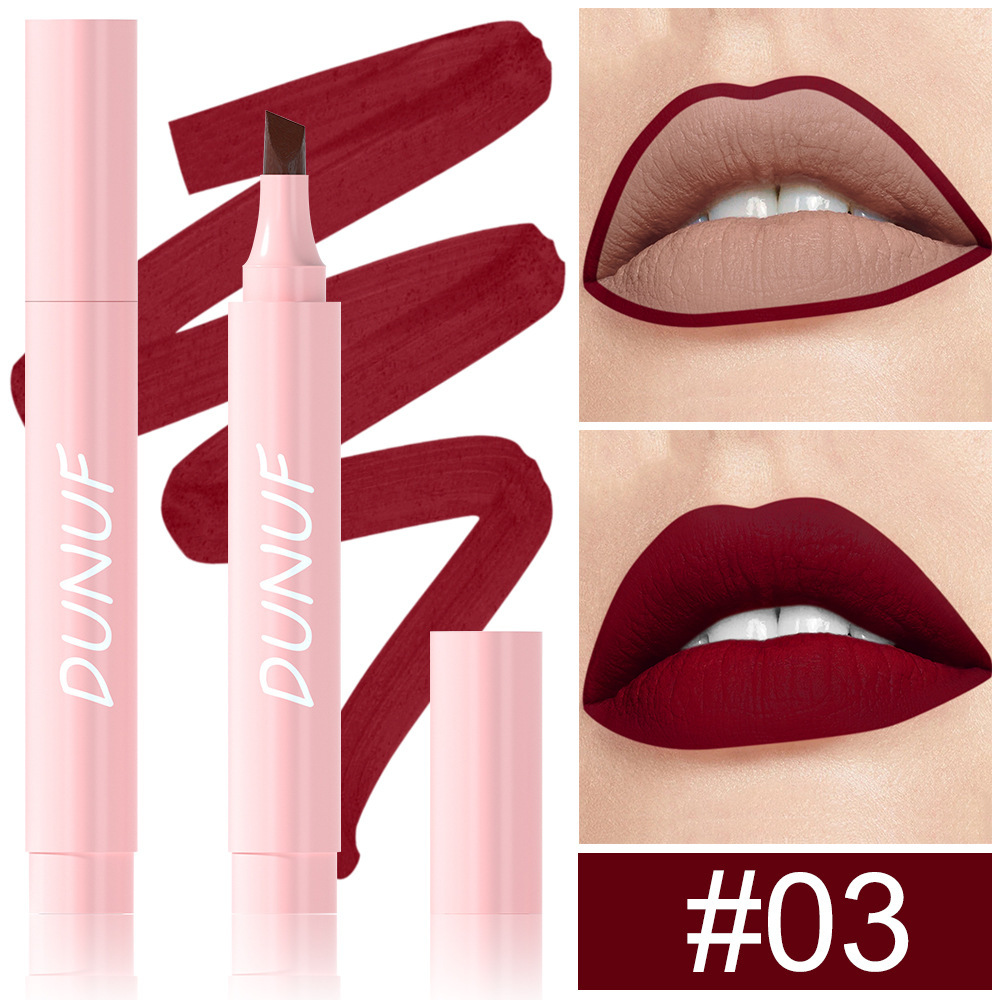 Помада-карандаш для губ DUNUF matte lip stain 03